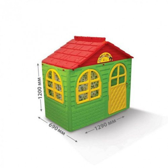 Căsuță de joacă pentru copii - 69x129x120 cm - Inlea4Fun DANUT - verde