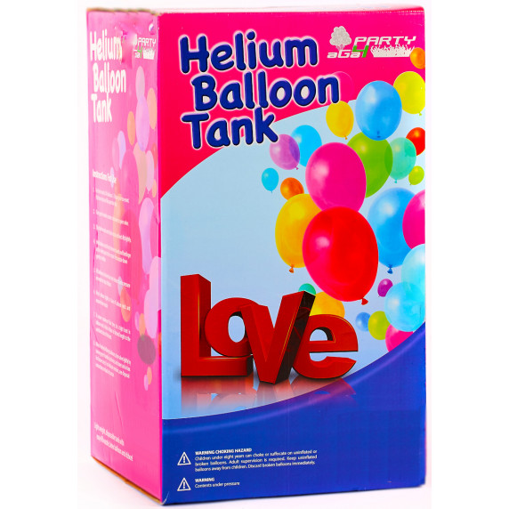 Butelie heliu + 30 baloane - Aga4Kids PARTY 30 MIX