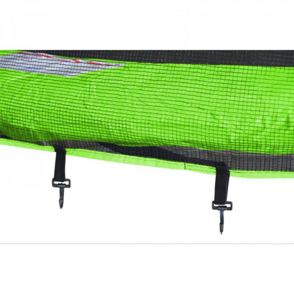Trambulină 150 cm cu plasă de protecție externă - verde deschis - AGA SPORT TOP