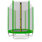 Trambulină 150 cm cu plasă de protecție externă - verde deschis - AGA SPORT TOP