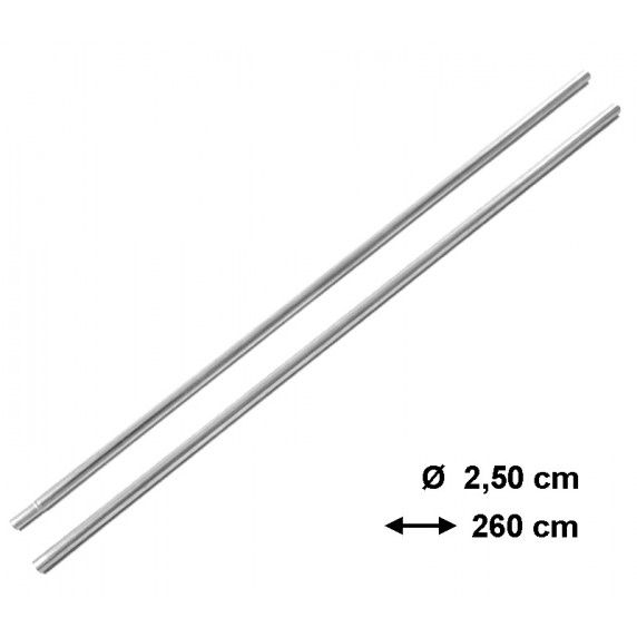 Stâlp de susținere pentru plasă de siguranță a trambulinei - Ø 2,5 cm - lungime 260 cm