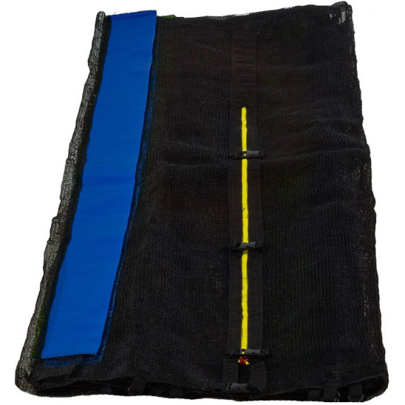 Plasă de siguranță Aga pentru trambulină cu diametrul de 250 cm și 6 stâlpi - albastru/negru
