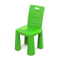 Scaun plastic pentru copii - verde - Inlea4Fun EMMA 