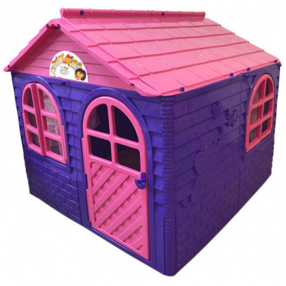 Căsuță de joacă pentru copii - 129x129x120 cm - Inlea4Fun DANUT - violet