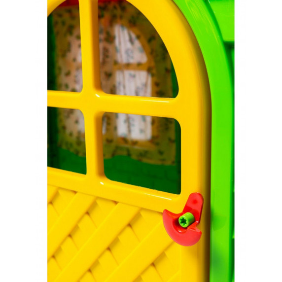 Căsuță de joacă pentru copii - 129x129x120 cm - Inlea4Fun DANUT - verde