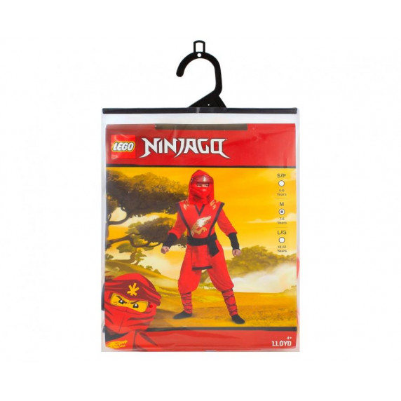 Costum pentru copii - Lego Ninjago - Kai Legacy GoDan - mărimea M