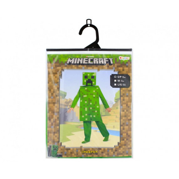 Costum pentru copii - Creeper Minecraft GoDan - mărime S