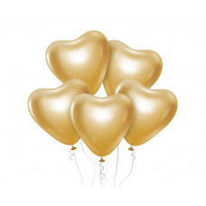 Set baloane - 6 buc GoDan - Beauty&Charm platinum gold hearts Preview