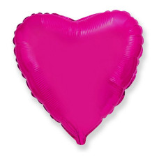 Balon în formă de inimă - 1 bucată - GoDan - roz închis Preview