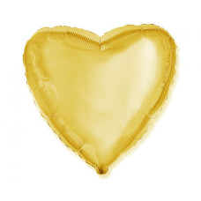 Balon în formă de inimă - 1 bucată - GoDan - gold Preview