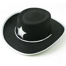 Pălărie sheriff pentru copii - GODAN - negru Preview