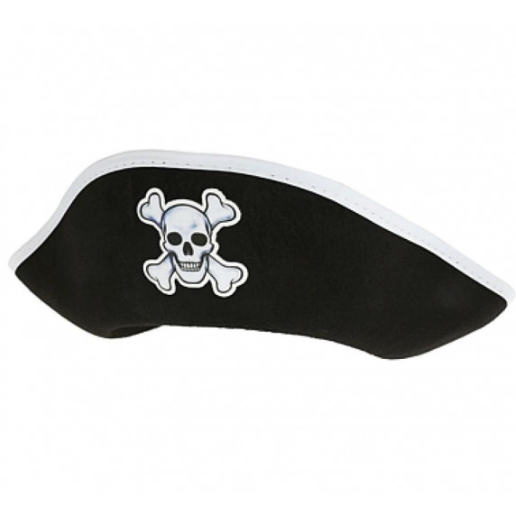 Pălărie pirat cu craniu - GoDan - Negru