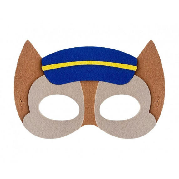 Mască pentru copii - Patrula cățelușilor Police Officer - GoDan - 18x12 cm