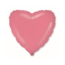 Balon în formă de inimă - 1 bucată - GoDan - roșu pastel Preview