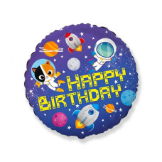 Balon- - Happy Birthday Space - GoDan Preview