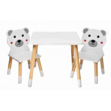 Masă pentru copii cu 2 scaune - ursuleț Preview