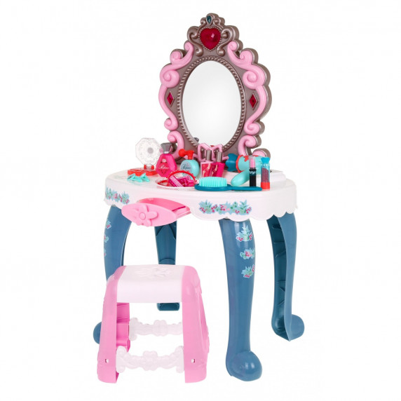 Masă de toaletă cu scaun și accessorii pentru copii - Inlea4Fun MY DRESSING TABLE
