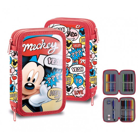 Rucsac cu penar și caiet - Mickey Mouse - Kids Licensing