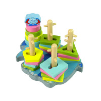 Jucărie cu forme din lemn - elefant - Inlea4Fun 