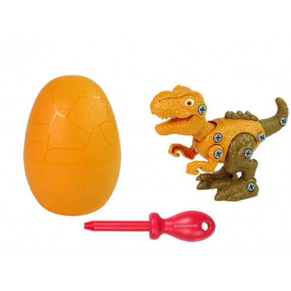 Jucărie de înșurubat - dinozaur cu ou - Tyrannosaurus rex