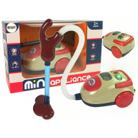 Aspirator de jucărie -  Inlea4Fun Mini Appliance  - bej/roșu 