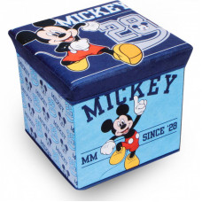 Cutie pentru depozitare jucării - 30x30x30 cm - Mickey - albastru Preview