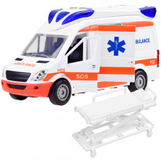 Ambulanță cu efecte de lumini și sunet - Inlea4Fun CITY SERVICE Preview
