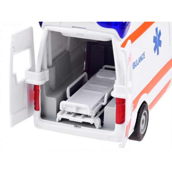 Ambulanță cu efecte de lumini și sunet - Inlea4Fun CITY SERVICE