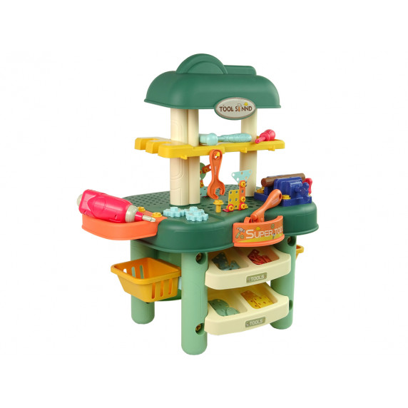 Set de unelte cu masă pentru copii - Inlea4Fun TOOL TABLE TOYS