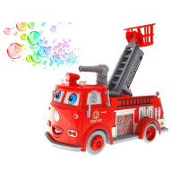 Mașină pe pompieri cu suflantă bulă, cu efecte de sunet și lumini - Inlea4Fun PUMPER 