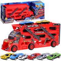 Camion transport auto de jucărie - Inlea4Fun HEAVY DUTY TRUCK 