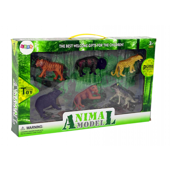 Set figurine de jucărie, animale sălbatice - 6 buc Inlea4fun - animale din Africa