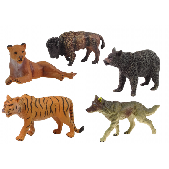 Set figurine de jucărie, animale sălbatice - 6 buc Inlea4fun - animale din Africa