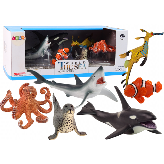 Set figurine de jucărie - animale marine - Inlea4Fun 