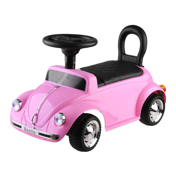 Mașină acționată cu picioarele - Inlea4Fun Volkswagen Beetle - roz
