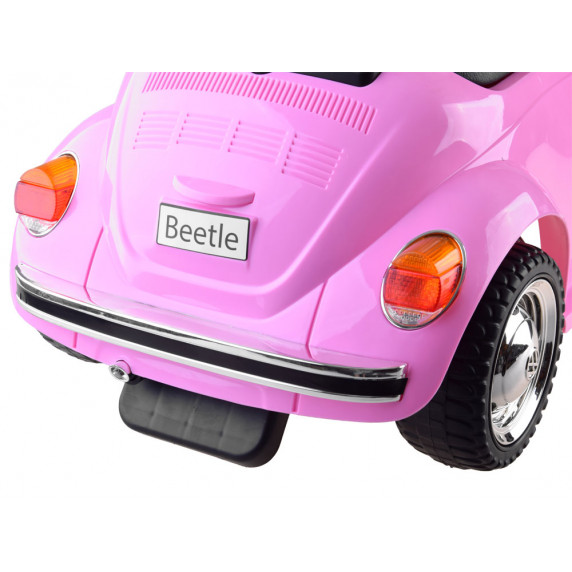 Mașină acționată cu picioarele - Inlea4Fun Volkswagen Beetle - roz