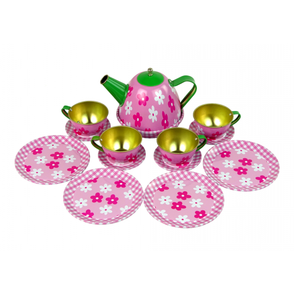 Set de ceai pentru copii cu 19 accesorii - Inlea4Fun METAl TEA SET