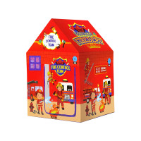 Cort de joacă pentru copii - Inlea4Fun FIREDEP HOUSE 