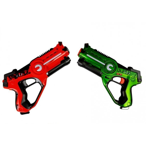 Armă laser cu mască - roșu/verde - Call Of Life