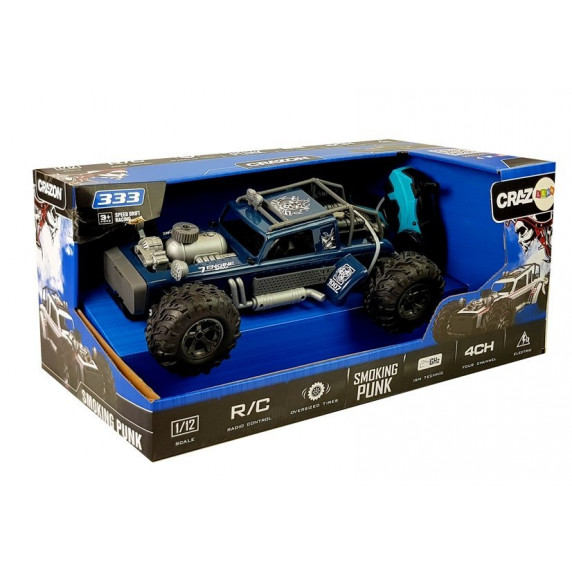 Mașină cu telecomandă - BUGGY 4x4 Inlea4Fun STEAM - albastru