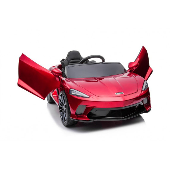 Mașină electrică lăcuită - Inlea4Fun McLaren GT 12V - roșu