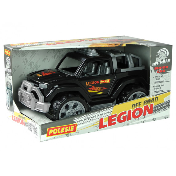 Mașină de jucărie - jeep - POLESIE Legion Black 89083 - negru