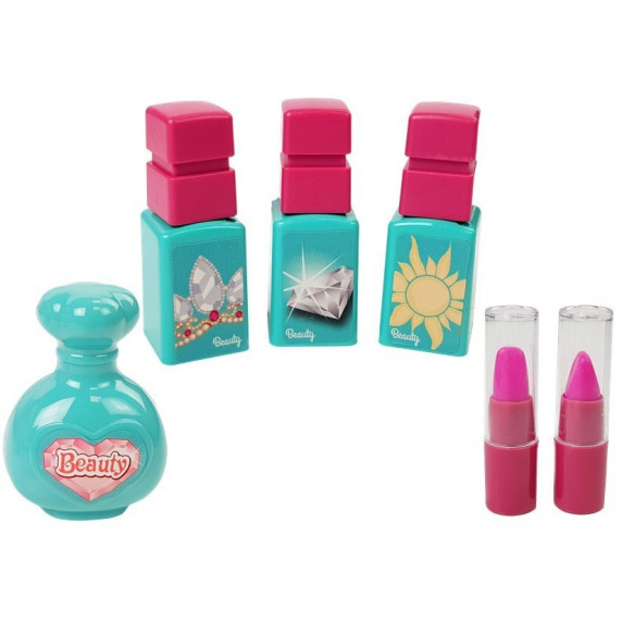 Inlea4fun  Set cosmetice pentru copii în rucsac cu accesorii