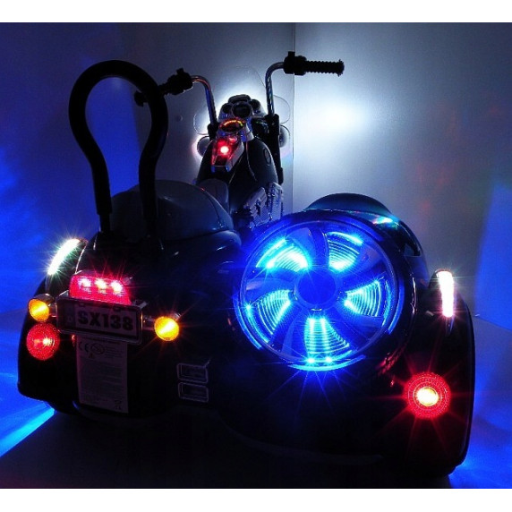 Motocicletă electrică - negru - Inlea4Fun SX138