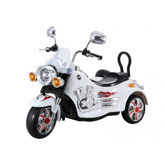 Motocicletă electrică - alb - Inlea4Fun SX138
