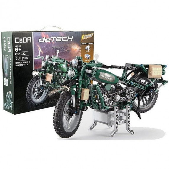 Set de construcție motocicletă militară, Detech, Inlea4Fun