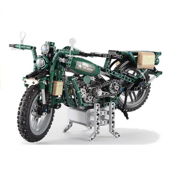 Set de construcție motocicletă militară, Detech, Inlea4Fun
