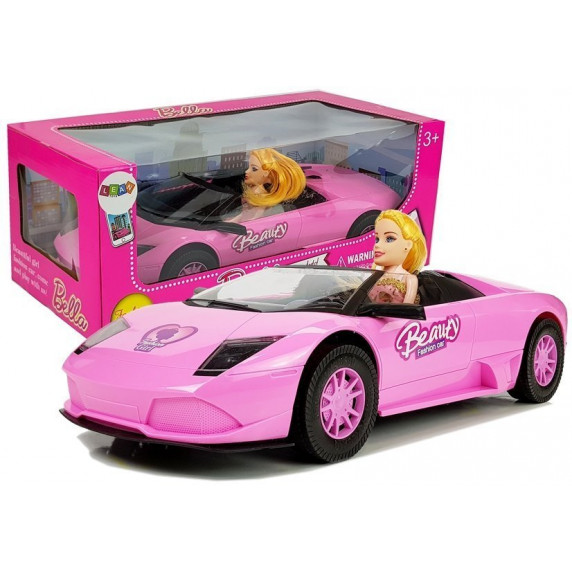 Mașină cabrio de jucărie cu păpușă - Bella