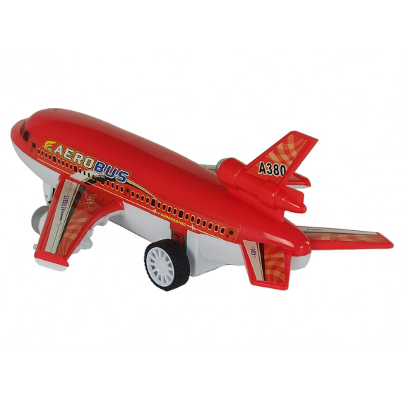 Avion cu telecomandă - AIR PLANE BUS - roșu
