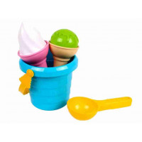 Jucării pentru nisip - Inlea4Fun Bucket Spoon 5736 